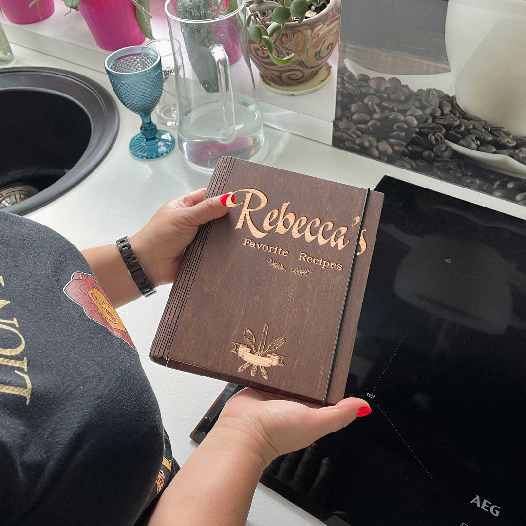 Personalized Favorite Recipes Book Free custom engraving photo №7