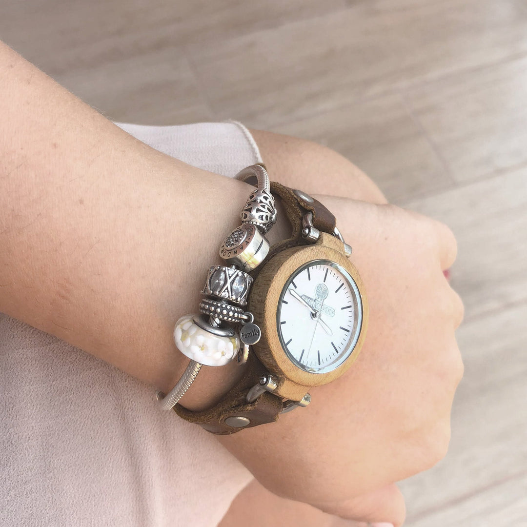 Wooden Watch Skinwood Lady Personalized engraving photo №2