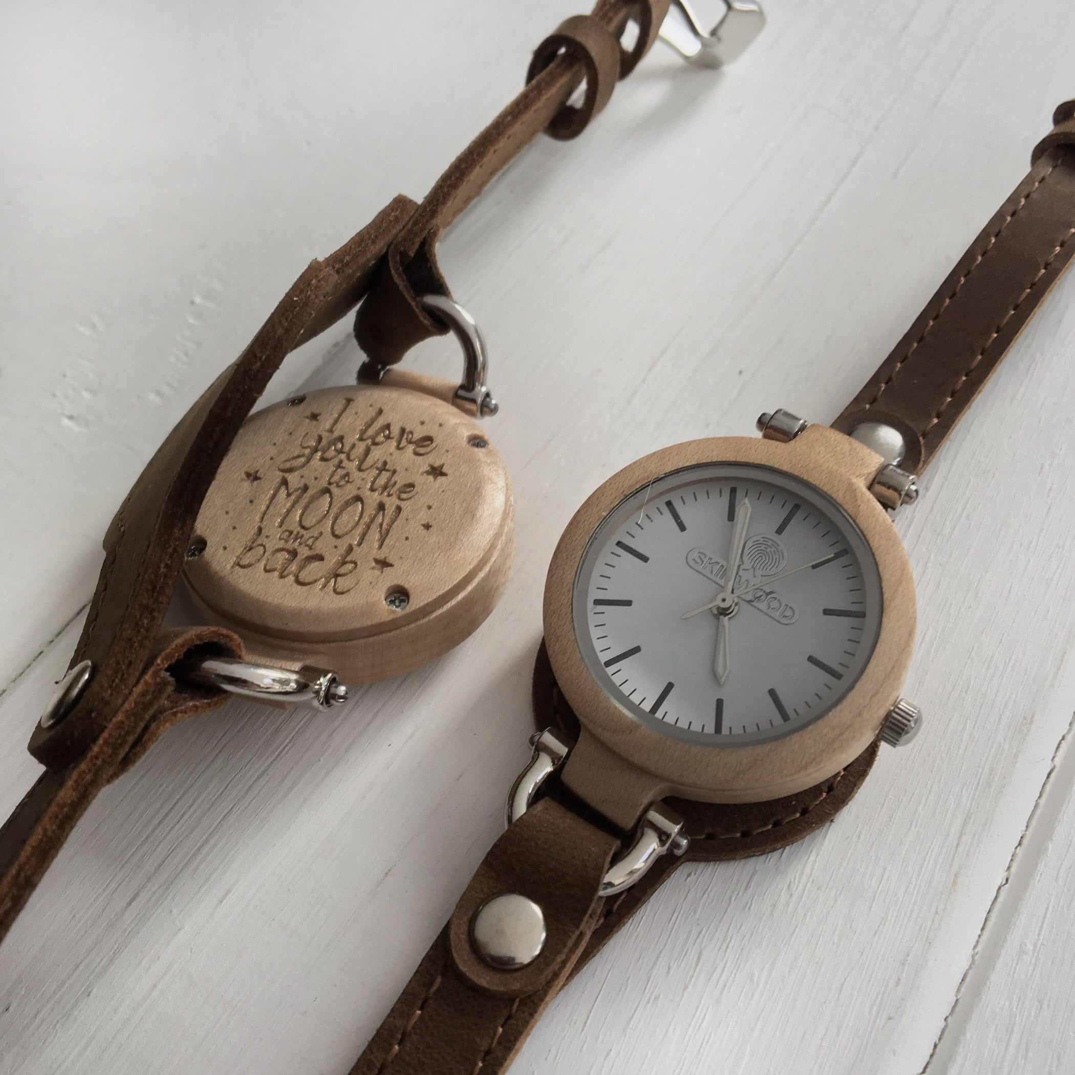 Wooden Watch Skinwood Lady Personalized engraving