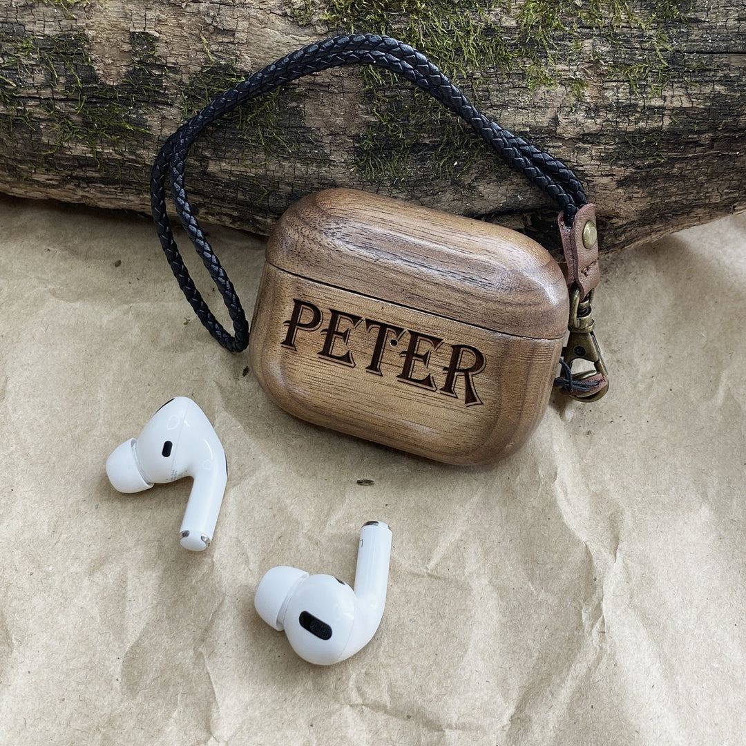 Wooden AirPods Pro Case Walnut photo №10