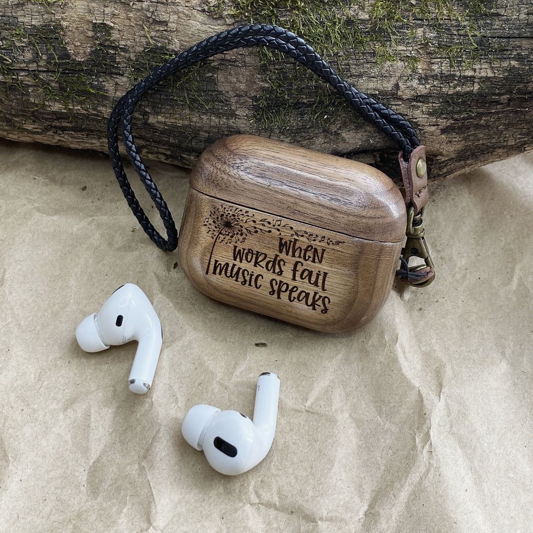 Wooden AirPods Pro Case Walnut photo №9