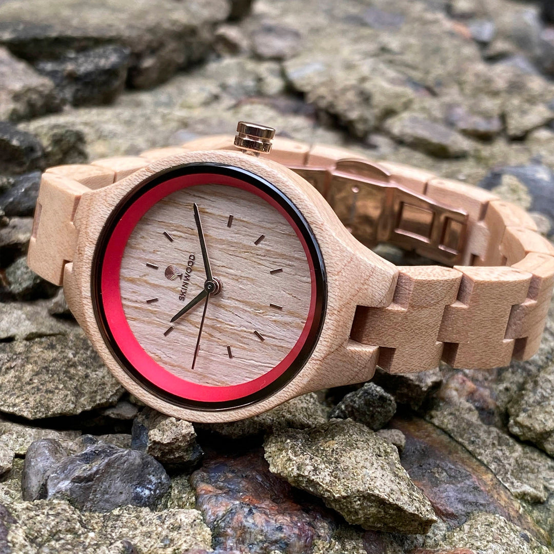 Wooden Watch Rose Personalized engraving photo №6