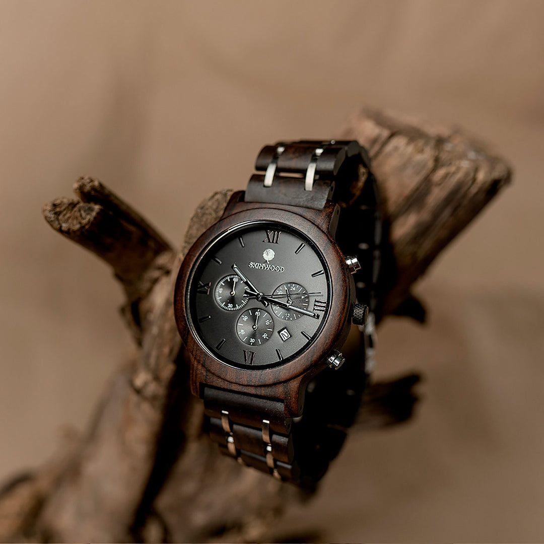Wooden Watch SkyLine Personalized engraving photo №5