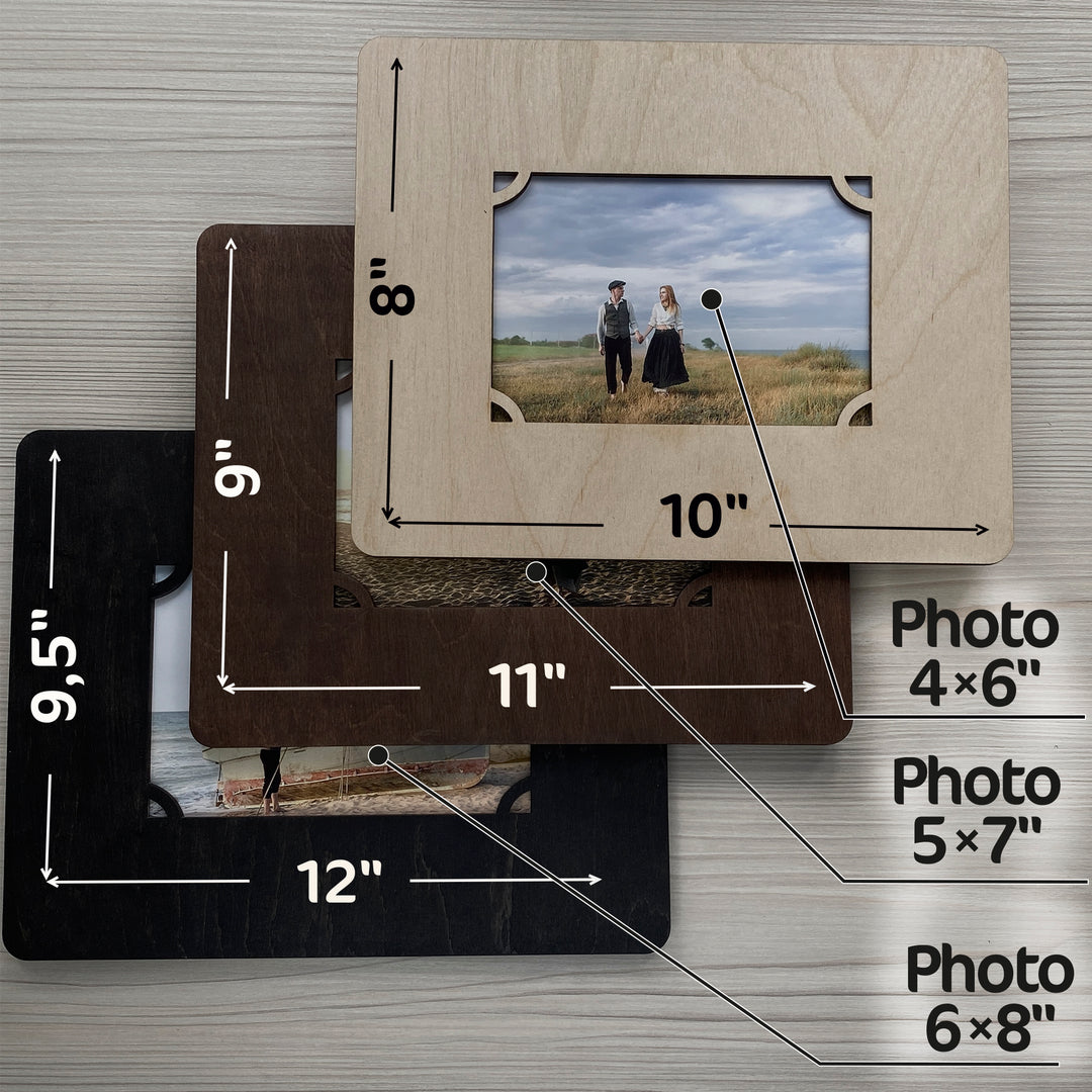 Wood Frame Friends engraved photo №5
