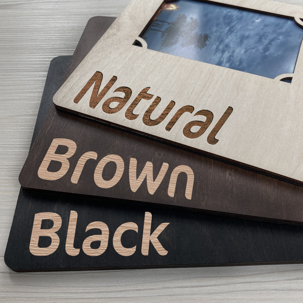 Wood Frame Best Friends engraved photo №4