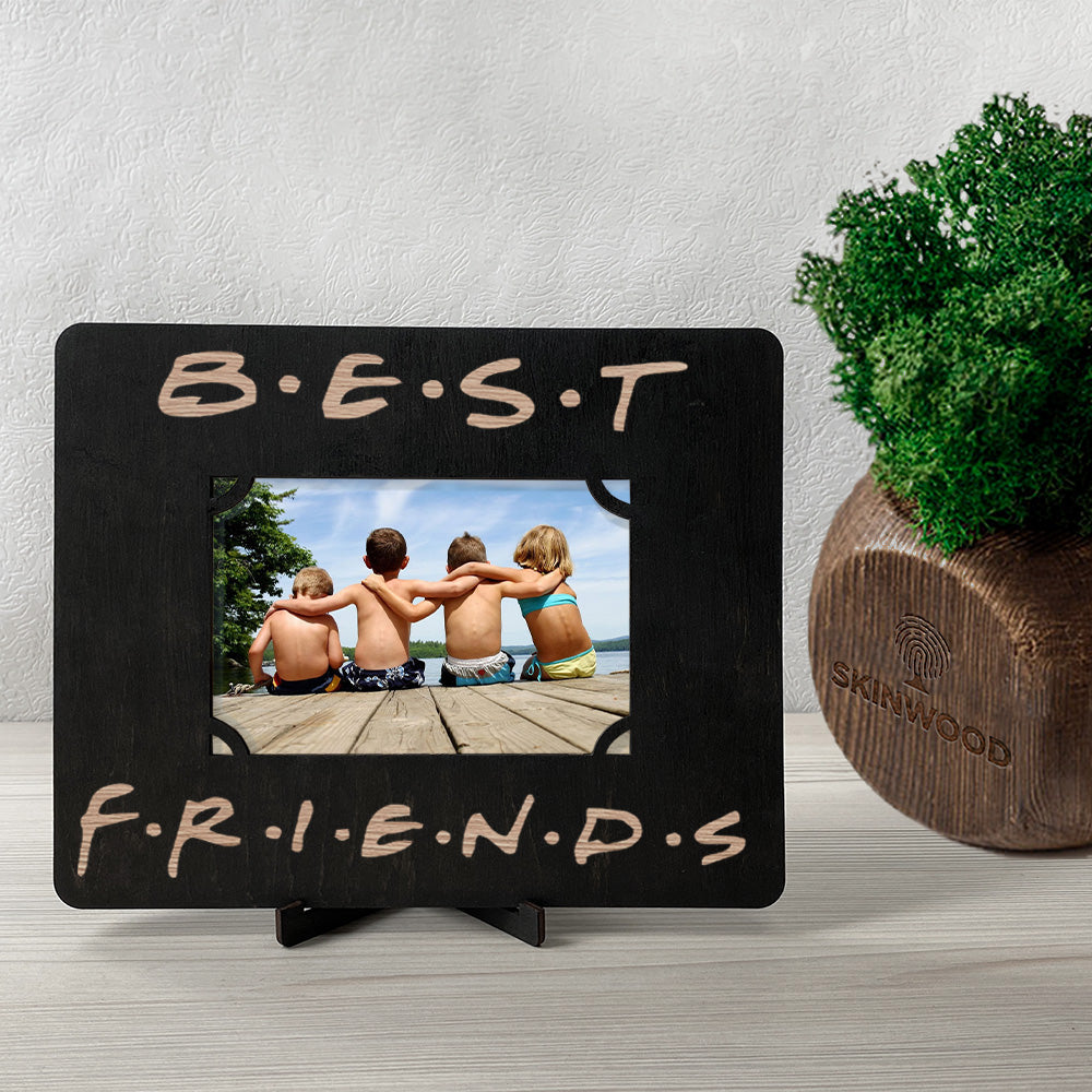 Friend Mdf Frame Wood Frame Friends engraved – skinwoodukraine