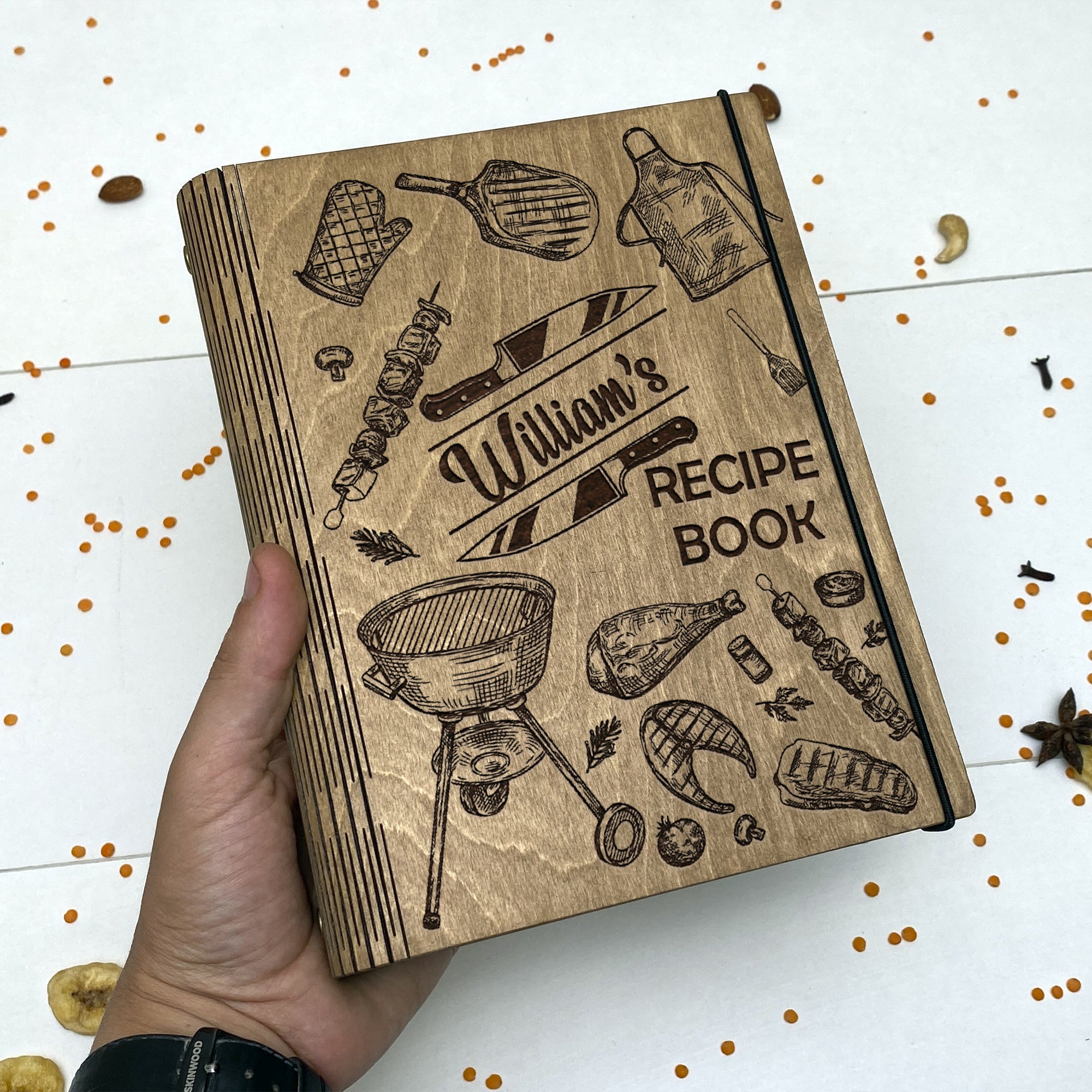 Barbecue Book Free custom engraving