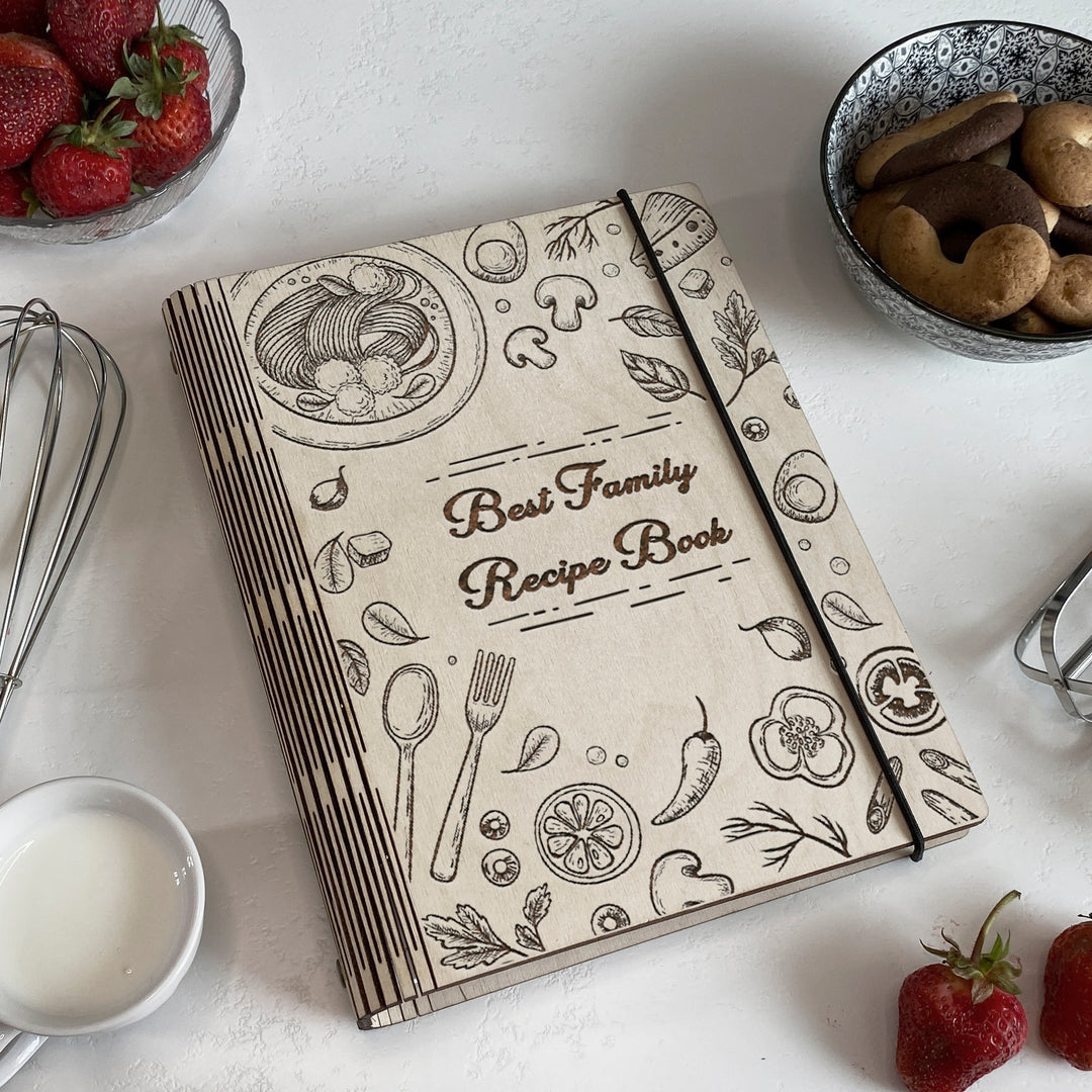 Best Family Recipe book Free custom engraving photo №8