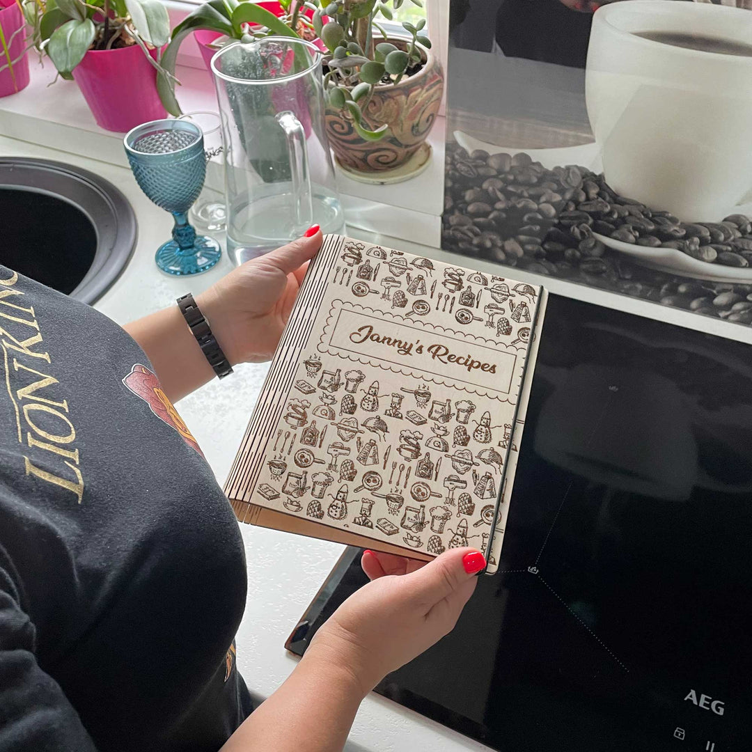 Family Home Recipes Book Free custom engraving photo №5
