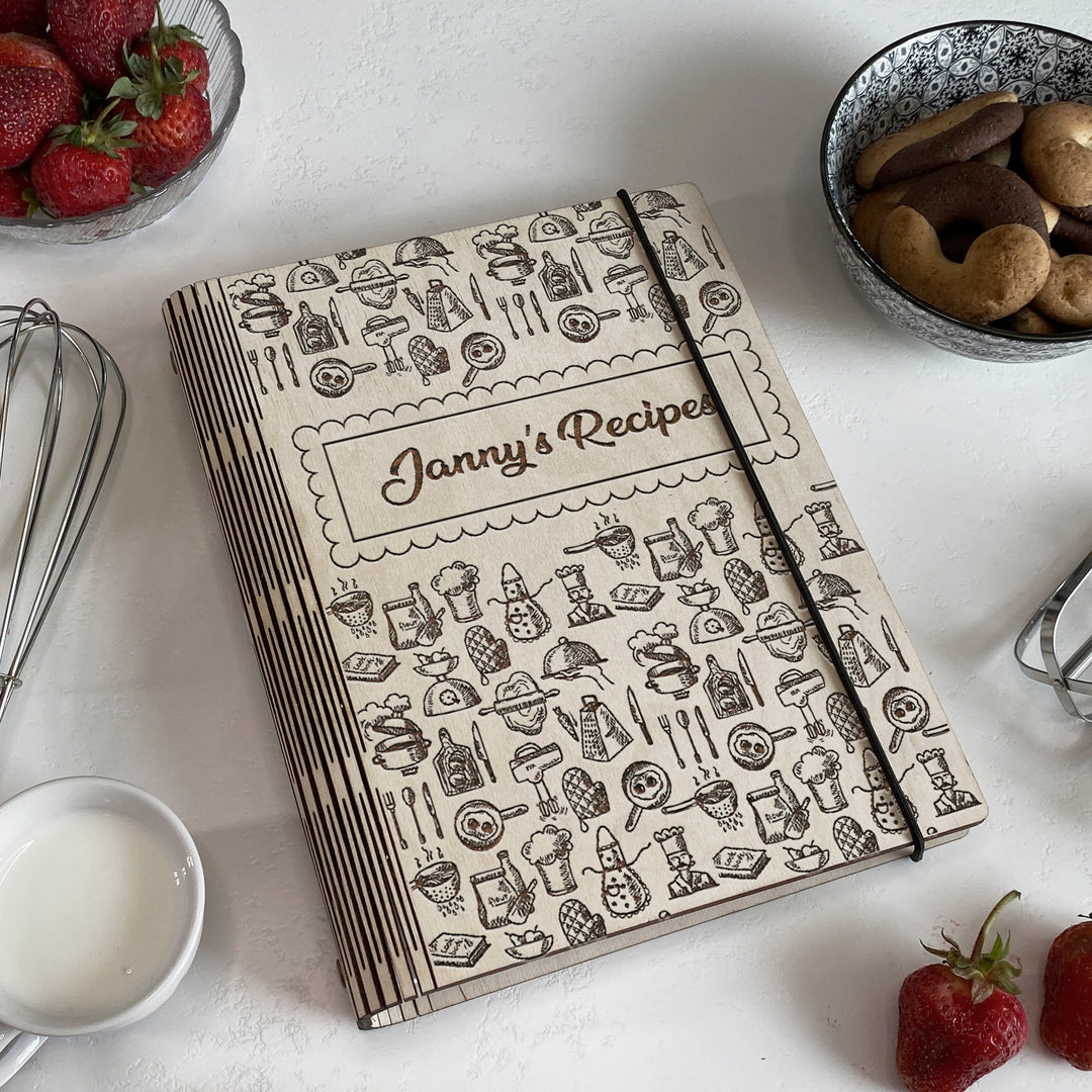 Family Home Recipes Book Free custom engraving photo №6
