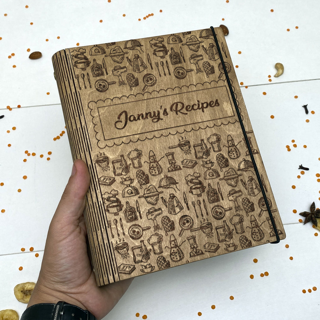 Family Home Recipes Book Free custom engraving photo №7