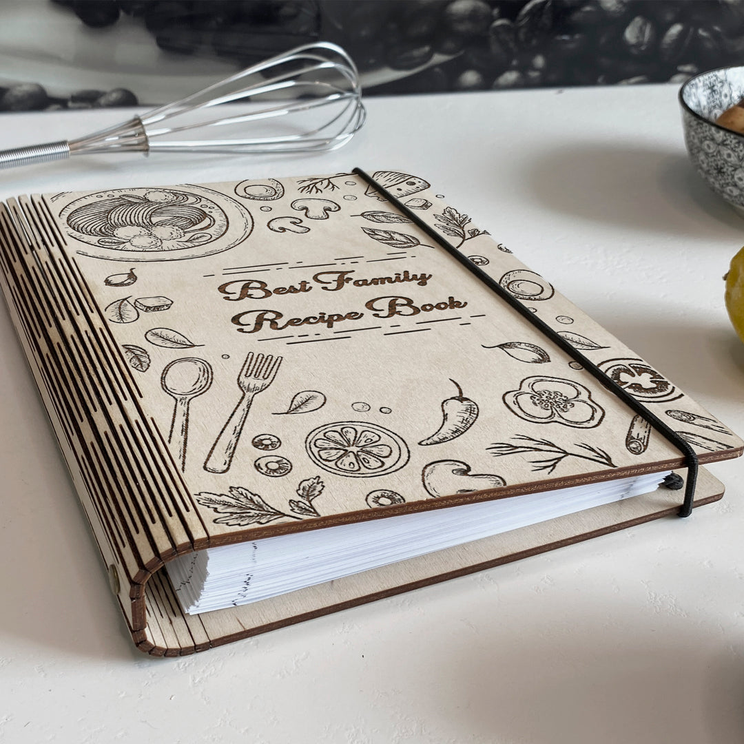 Best Family Recipe book Free custom engraving photo №18