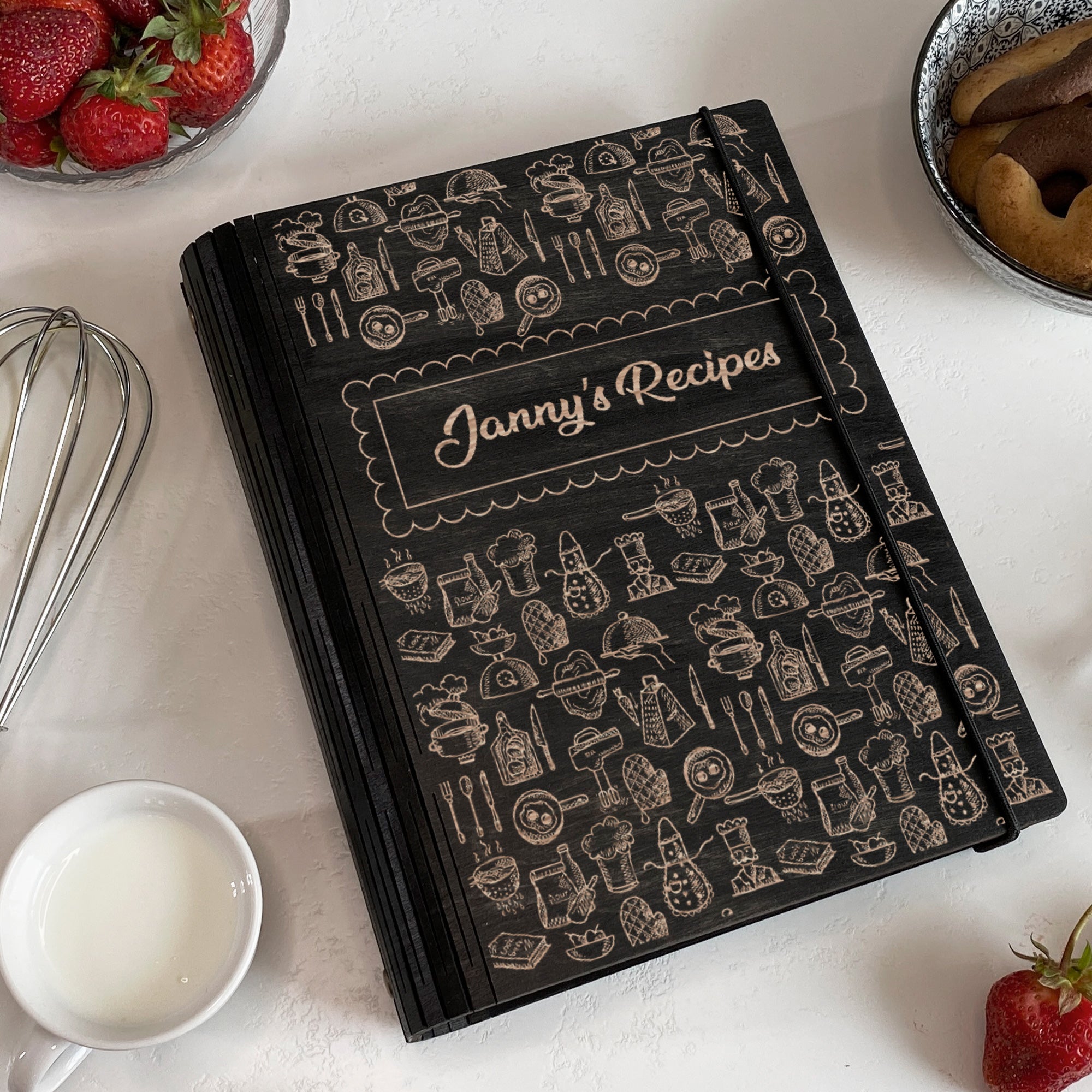 Family Home Recipes Book Free custom engraving