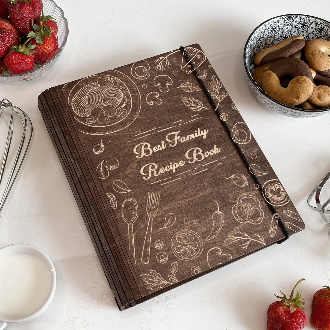Best Family Recipe book Free custom engraving photo №5