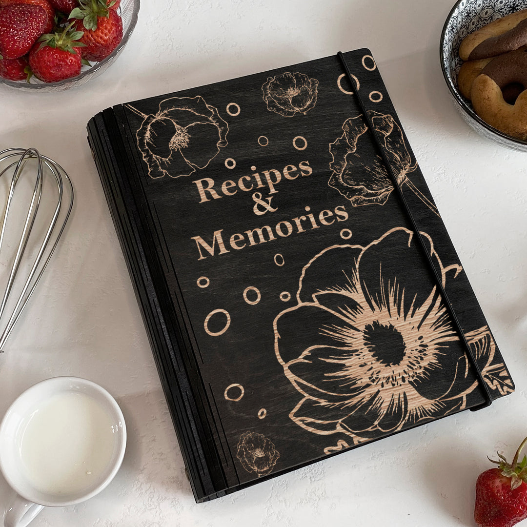 Wooden Memoris Recipe Book Free custom engraving photo №4