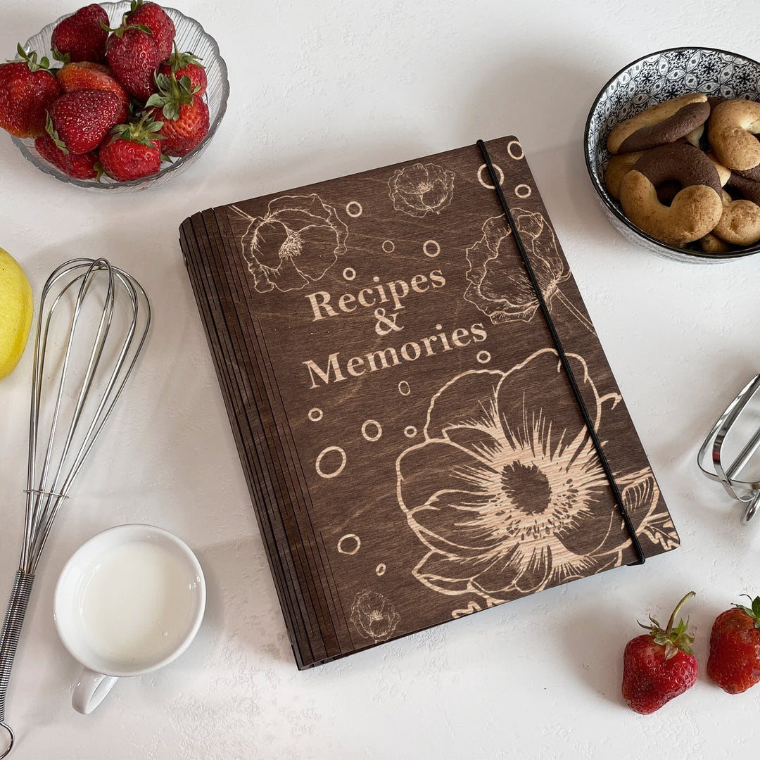 Wooden Memoris Recipe Book Free custom engraving photo №6