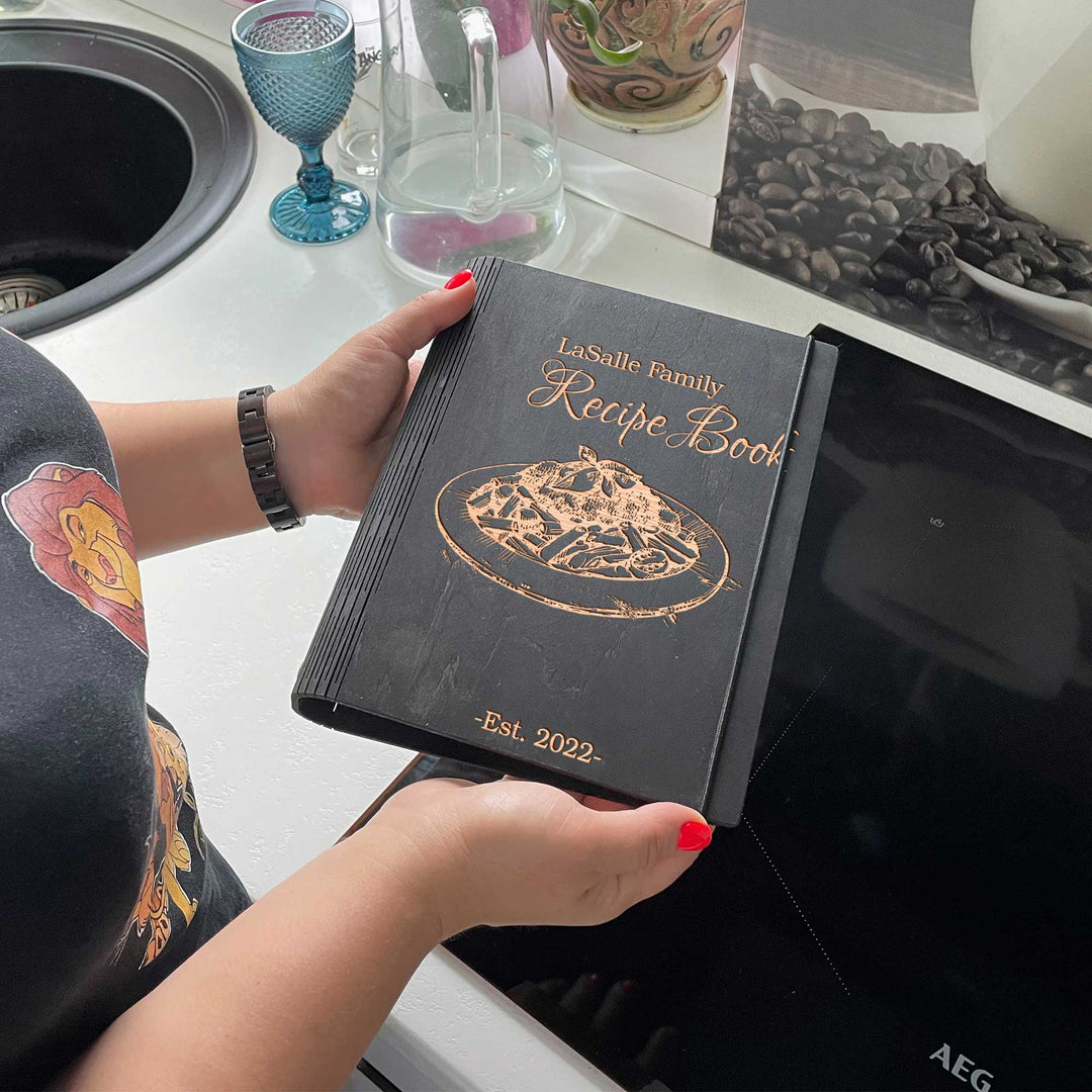 Personalized Recipe Book Free custom engraving photo №3