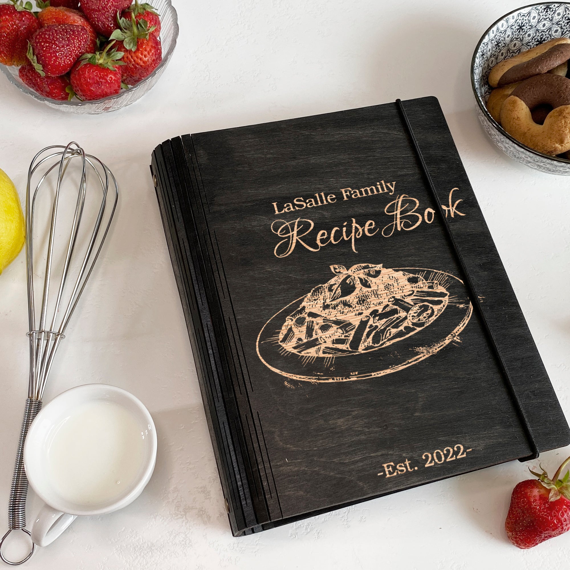 Personalized Recipe Book Free custom engraving