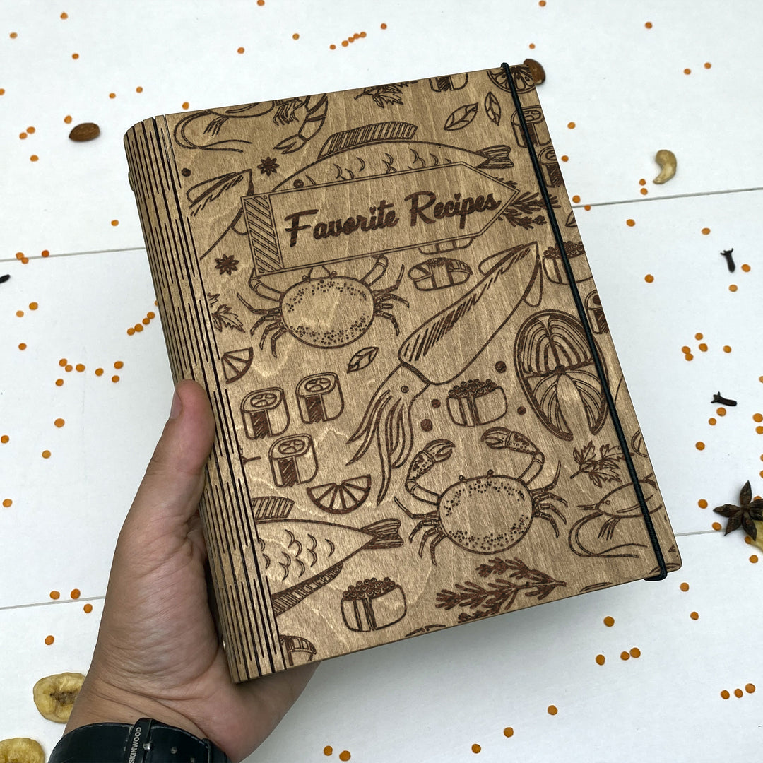 Favorite Recipe Book Free custom engraving photo №3