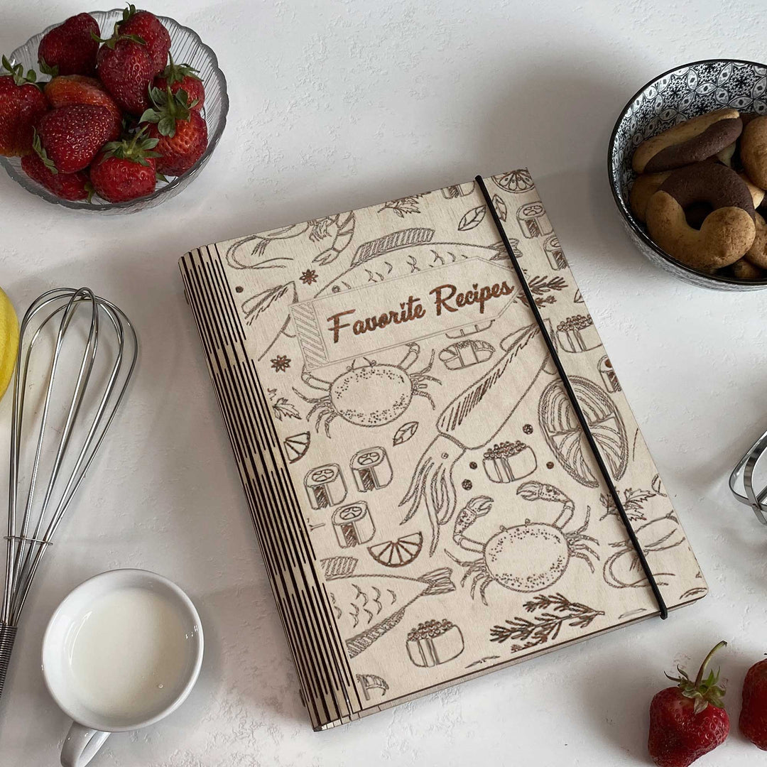 Favorite Recipe Book Free custom engraving photo №2