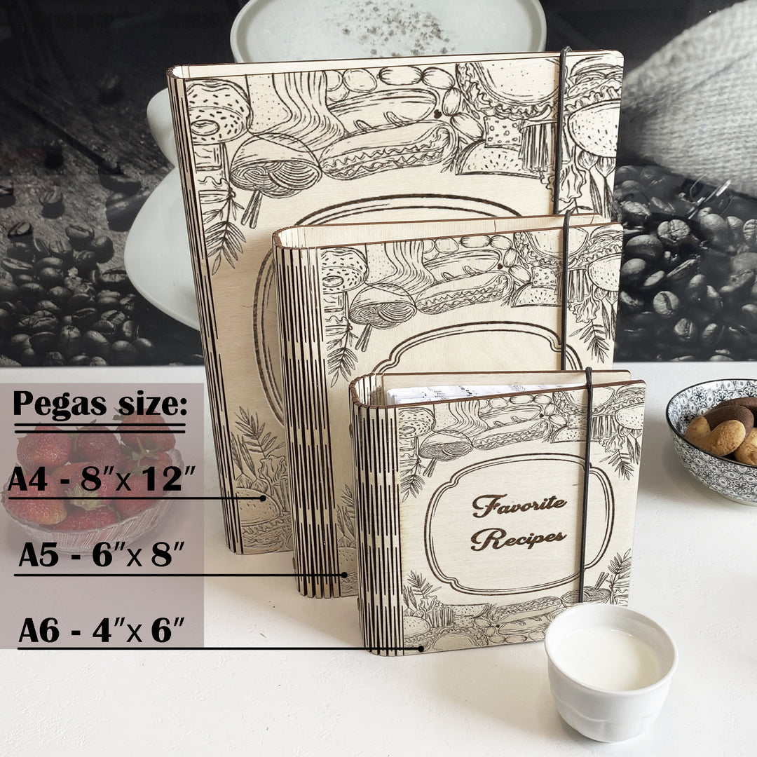 Wooden Favorite Recipes Book Free custom engraving photo №14
