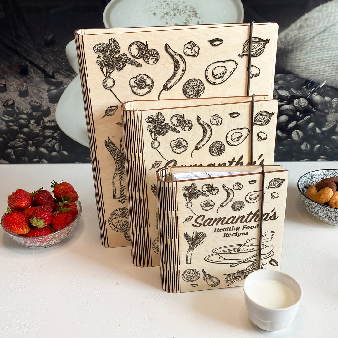 Healthy Food Recipes Book Free custom engraving photo №11