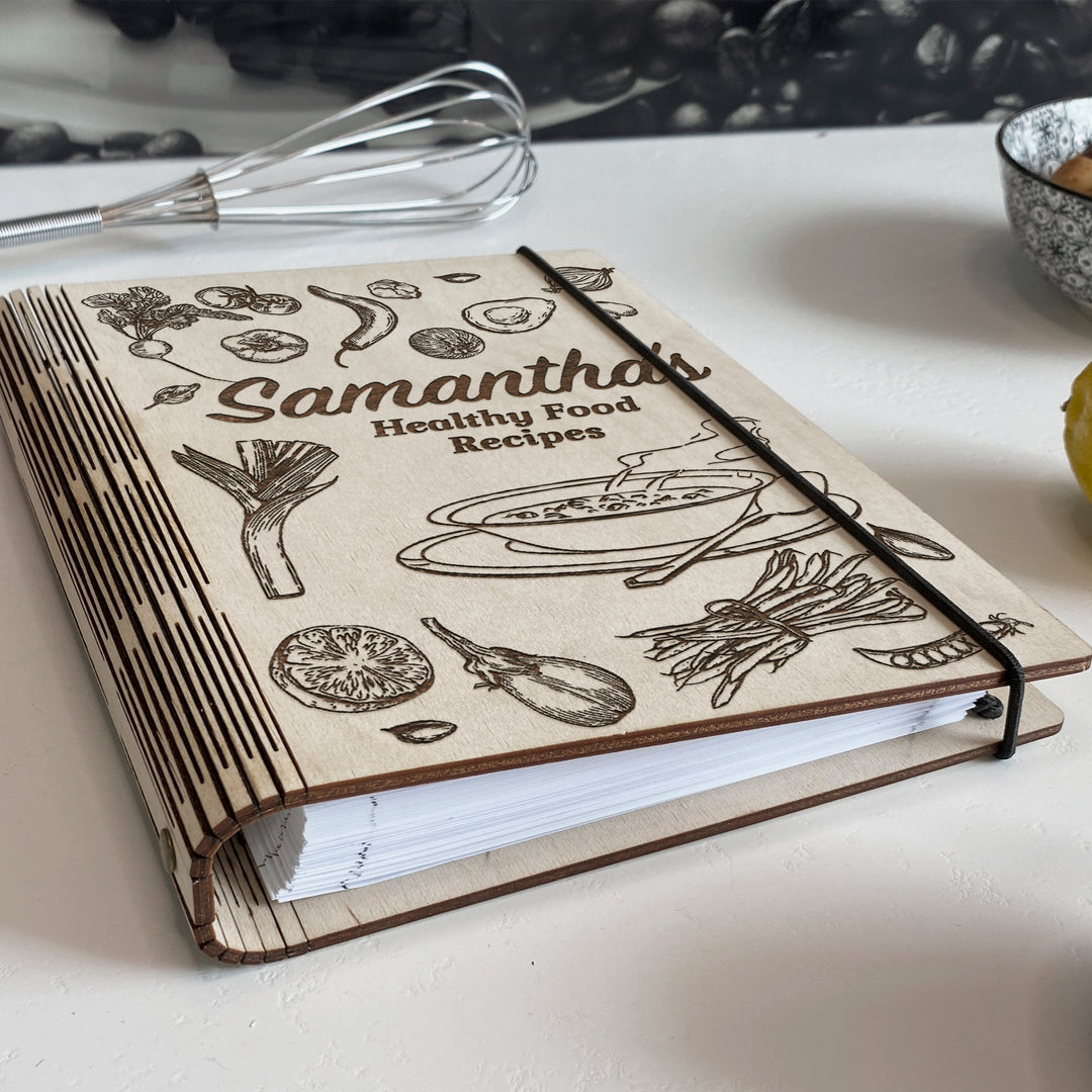 Healthy Food Recipes Book Free custom engraving photo №12