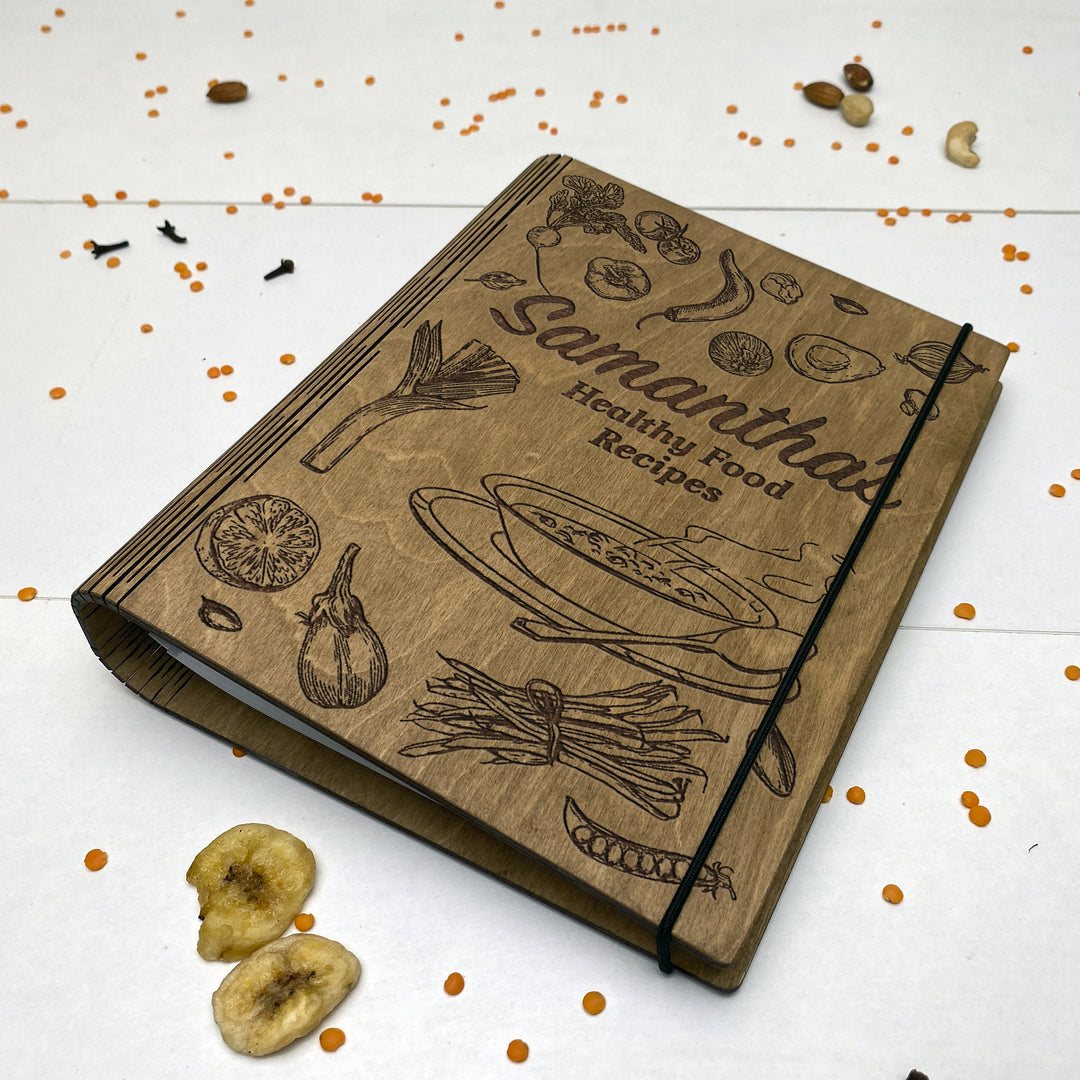 Healthy Food Recipes Book Free custom engraving photo №16