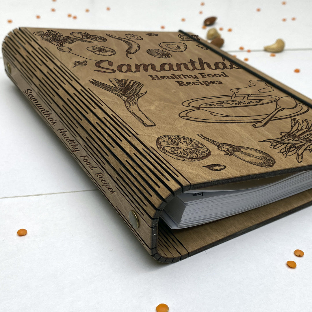 Healthy Food Recipes Book Free custom engraving photo №15