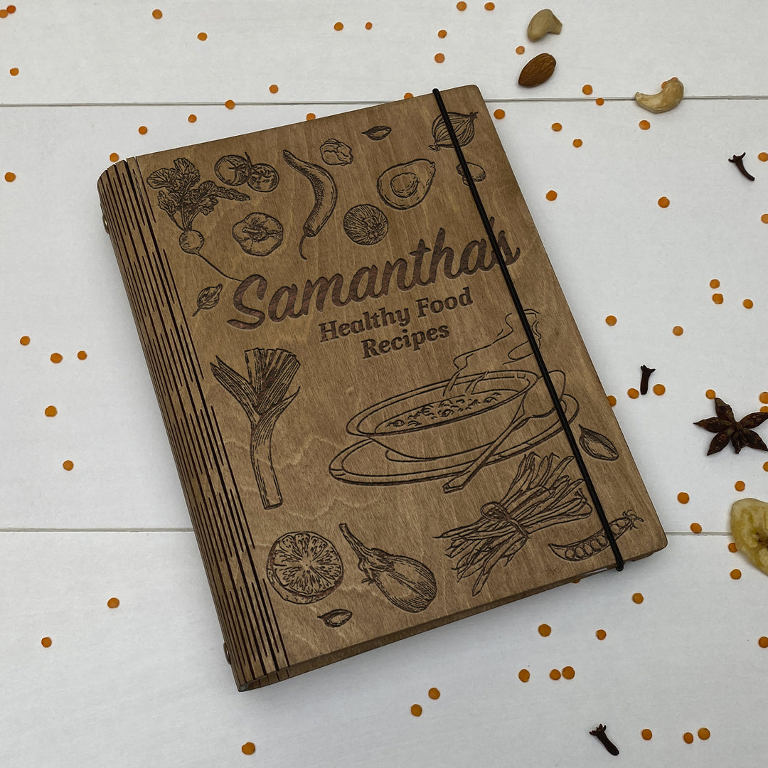 Healthy Food Recipes Book Free custom engraving photo №3