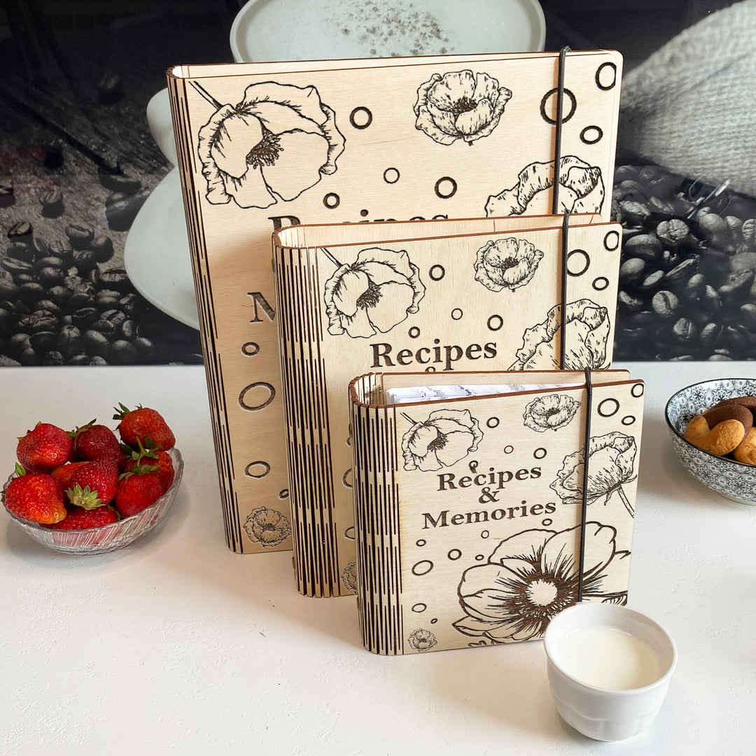 Wooden Memoris Recipe Book Free custom engraving photo №11