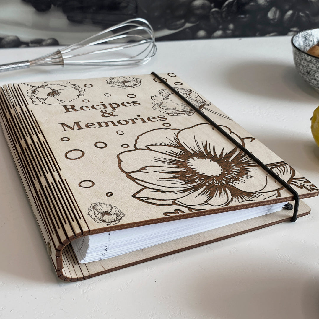 Wooden Memoris Recipe Book Free custom engraving photo №10