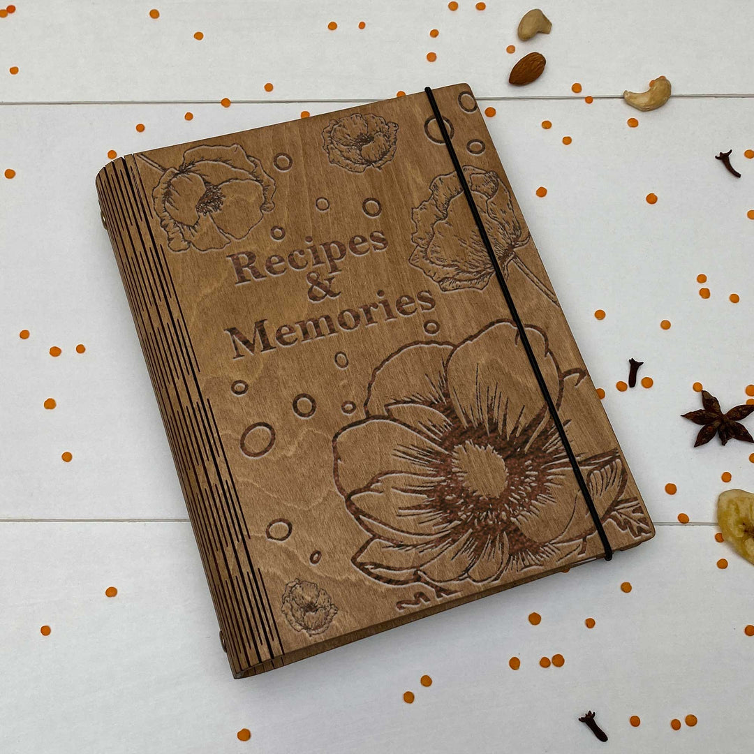 Wooden Memoris Recipe Book Free custom engraving photo №8