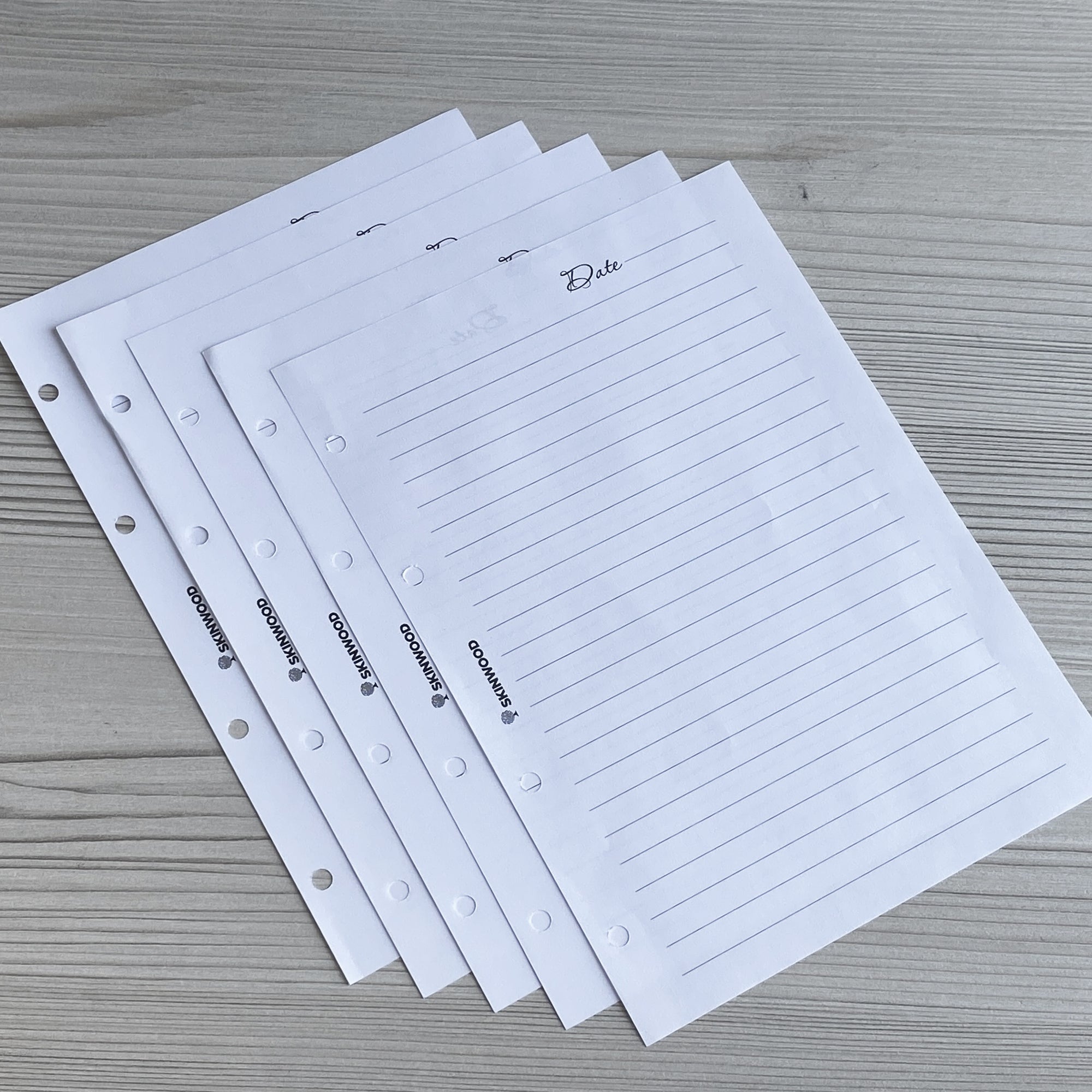BLOCK of 70 additional sheets of paper for our Recipe Book and Notebook