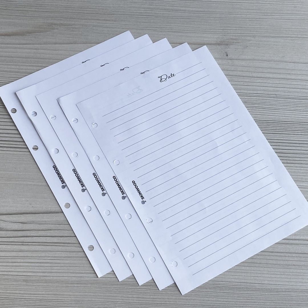 BLOCK of 70 additional sheets of paper for our Recipe Book and Notebook photo №3
